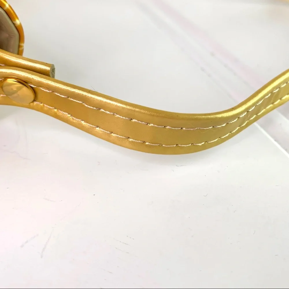 F.X LASALLE CROC YELLOW CROSSBODY CLUTCH SMALL BAG ANIMAL PRINT SHOULDER BAG - Picture 11 of 17